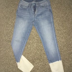 -a.n.a distressed jeans-